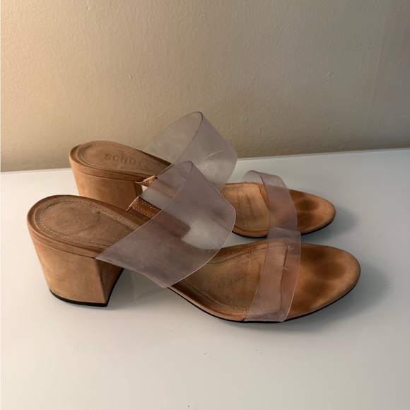 Schutz Women's Victorie Tan Sandals - Picture 2 of 6